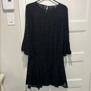 Elegant Black Lace Dress